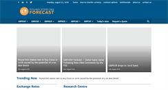 Desktop Screenshot of poundsterlingforecast.com